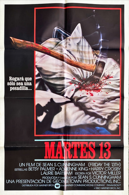 Friday the 13th Trilogy (Part I-3D; 1980-1982) One Sheet Movie Poster Bundle - INTL