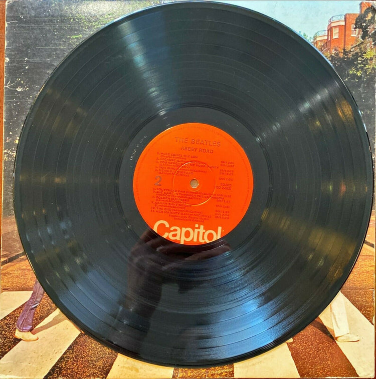 The Beatles - Abbey Road - Orange Capitol Label [1976 VG/VG+] - PosterCollectors.xyz