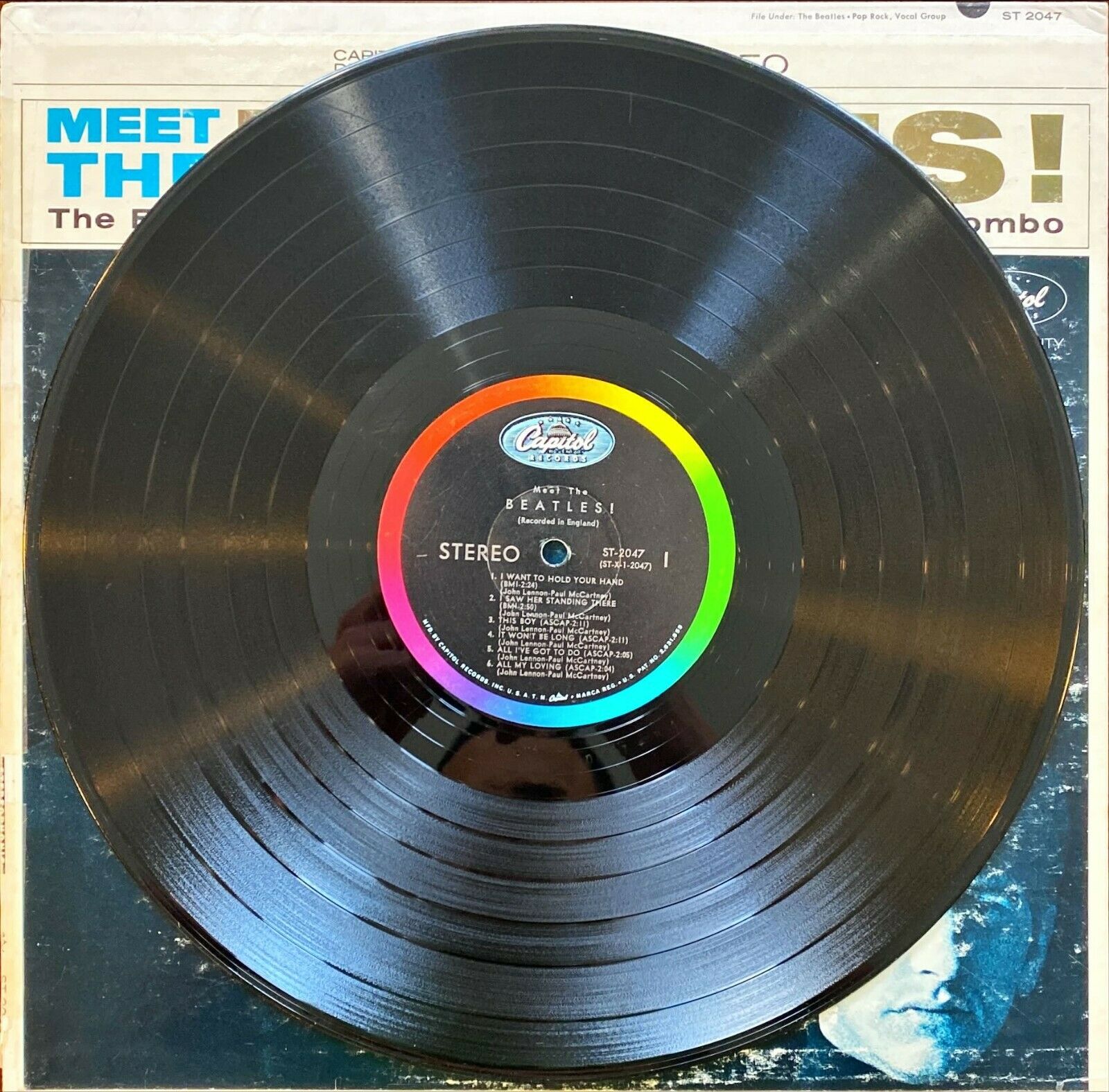 Meet The Beatles! Vinyl LP/Vinyl (1964) VG+ EARLY PRESSING - PosterCollectors.xyz