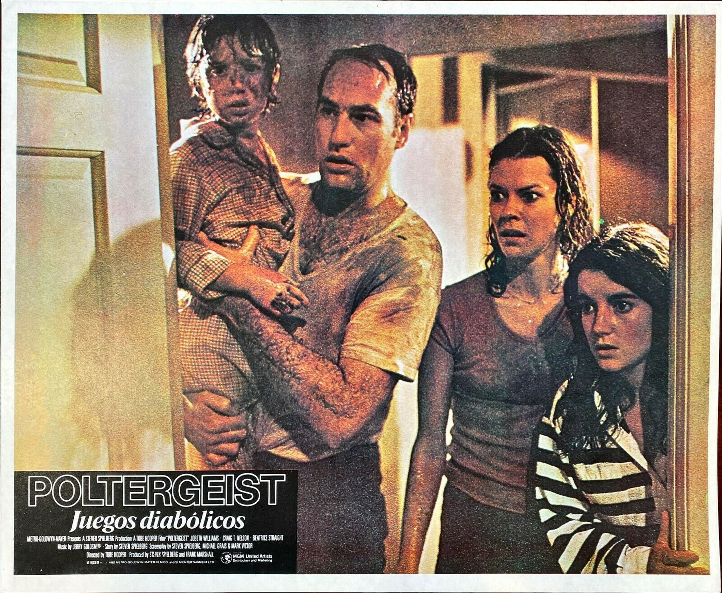 #260 Poltergeist 1982 (Spielberg) Set of 3 Lobby Cards Mexican Release! - PosterCollectors.xyz