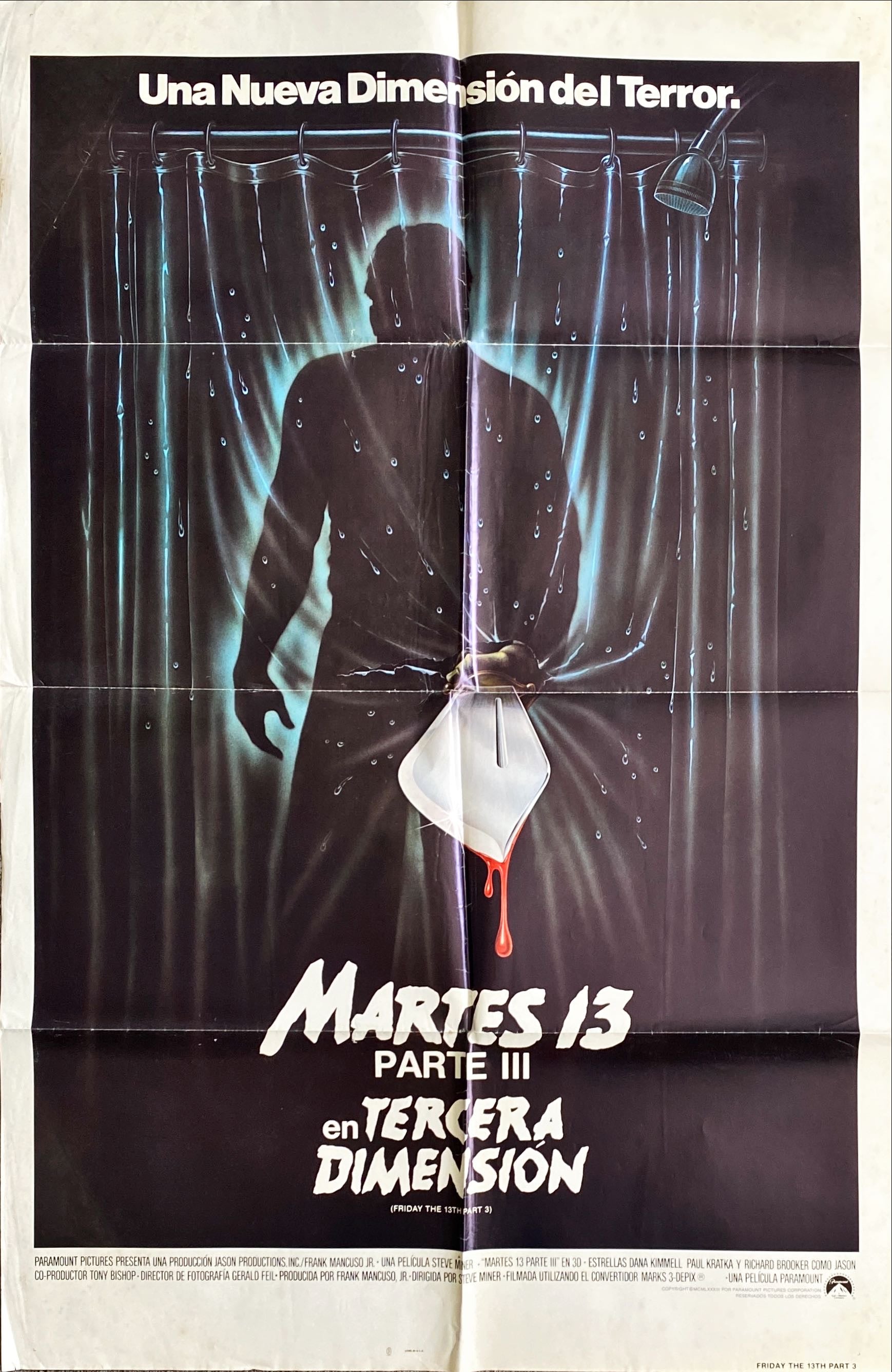 Friday the 13th Trilogy (Part I-3D; 1980-1982) One Sheet Movie Poster Bundle - INTL