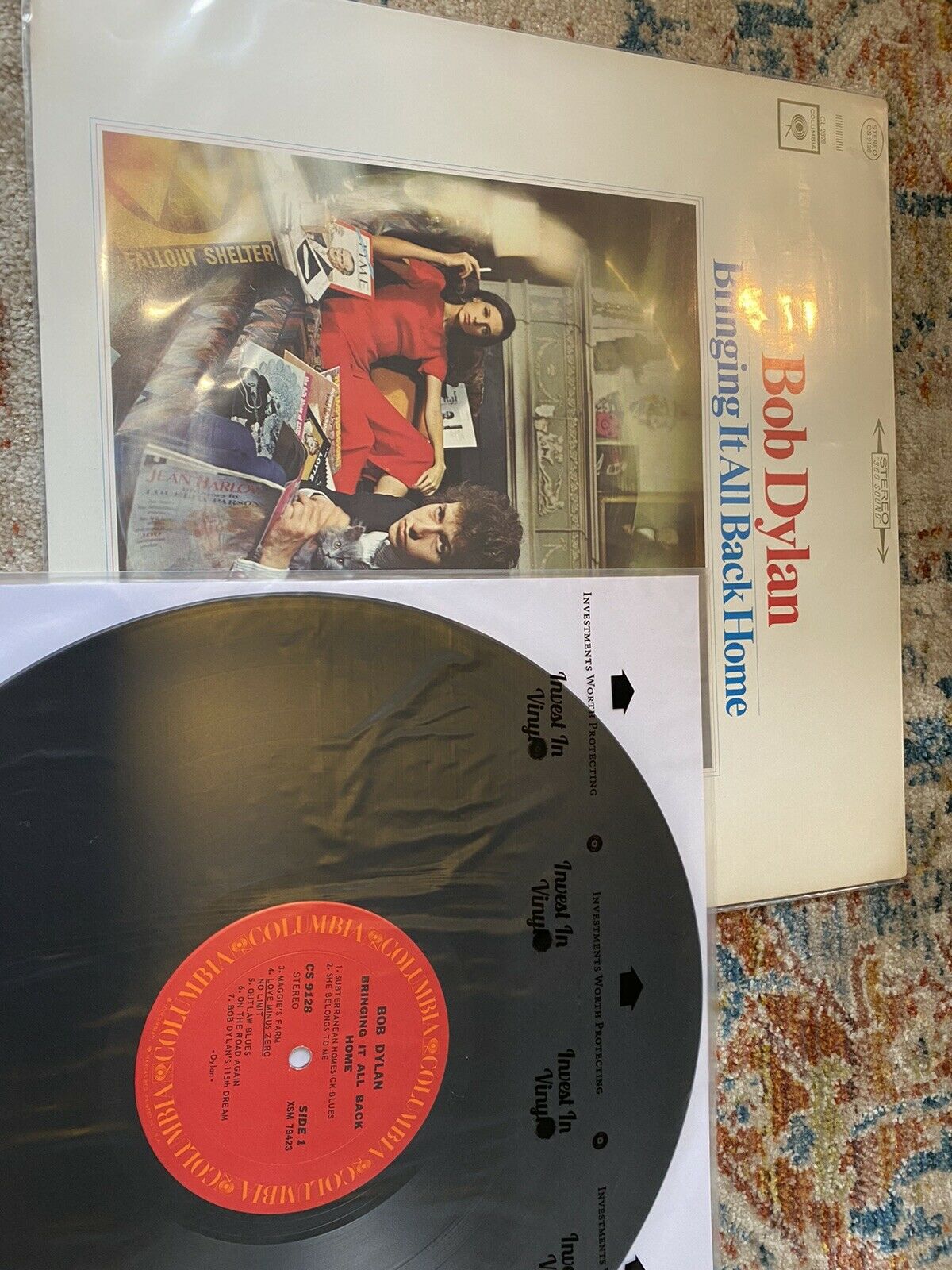 Bob Dylan - Bringing It All Back Home - Reissue - Near Mint Condition - PosterCollectors.xyz