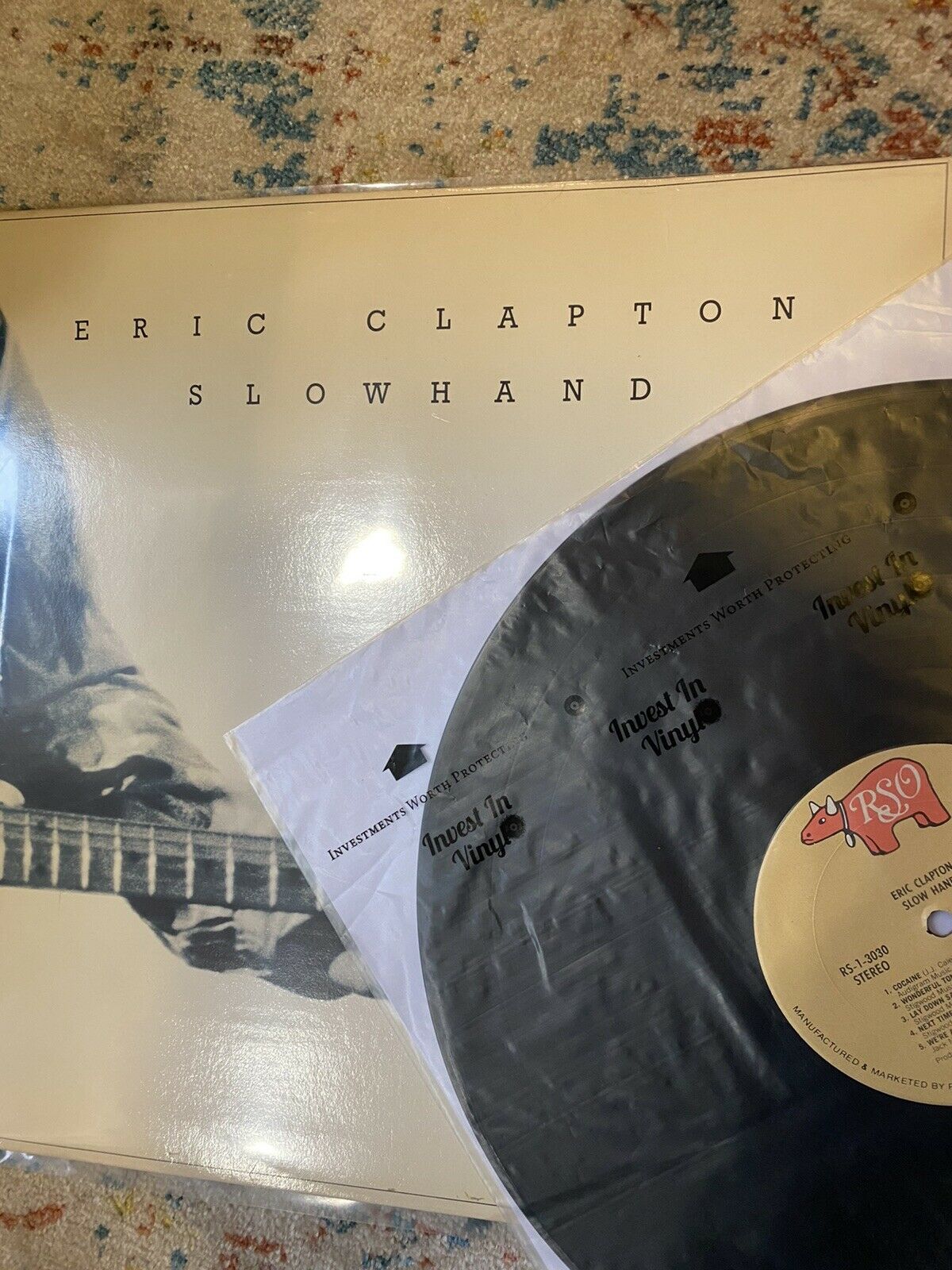 Eric Claptop - Slowhand Viny/LP - RS-1-3030 (1977;  E/VG+) - PosterCollectors.xyz