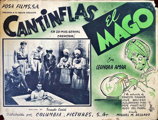 El Mago CANTINFLAS (1949)Vintage Original Mexican lobby card