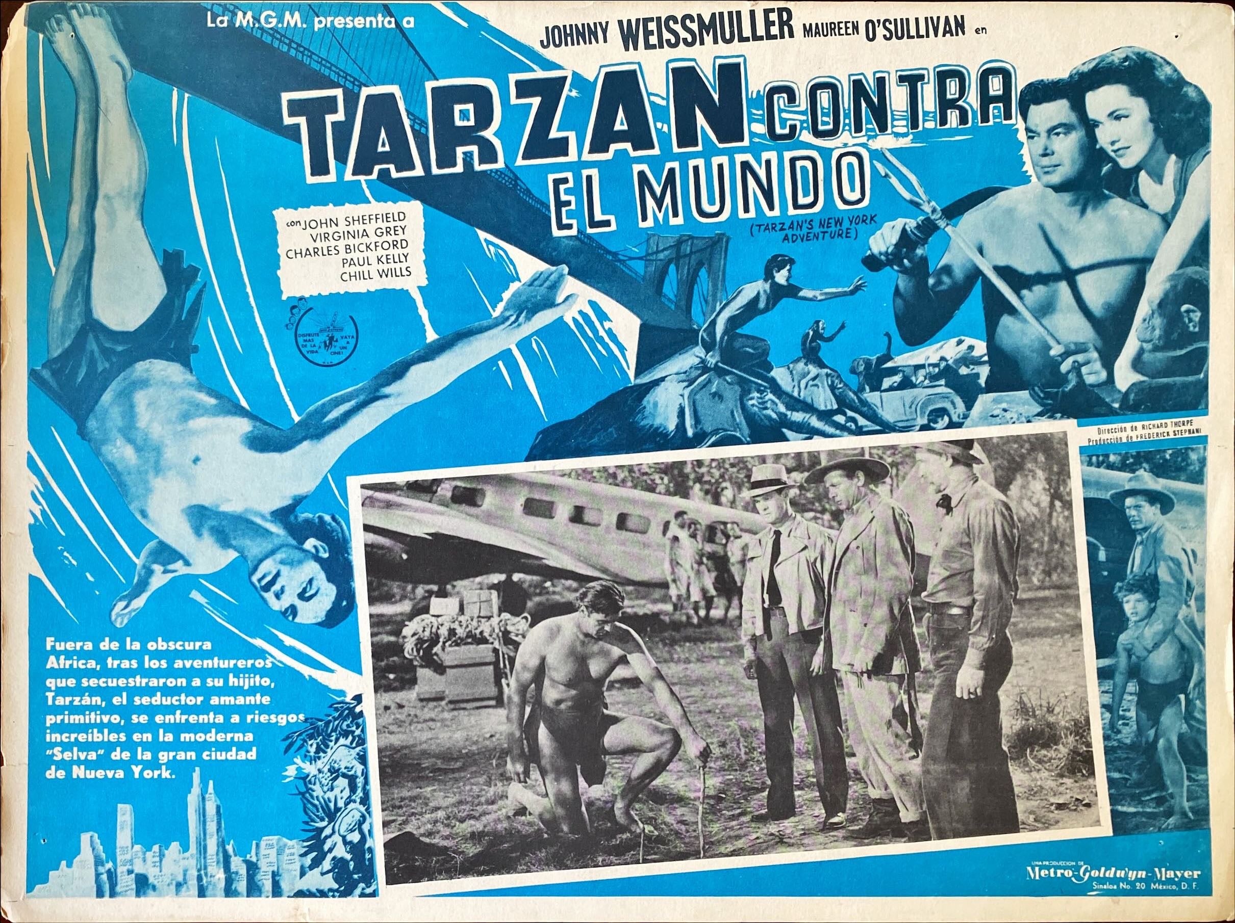 Tarzan's New York Adventure - Mexican Lobby Card