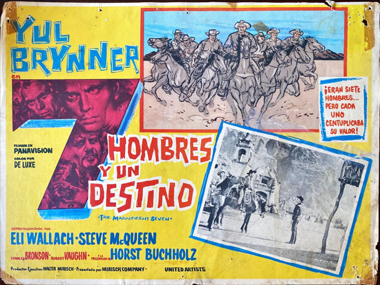 The Magnificent Seven - Mexican Lobby Card