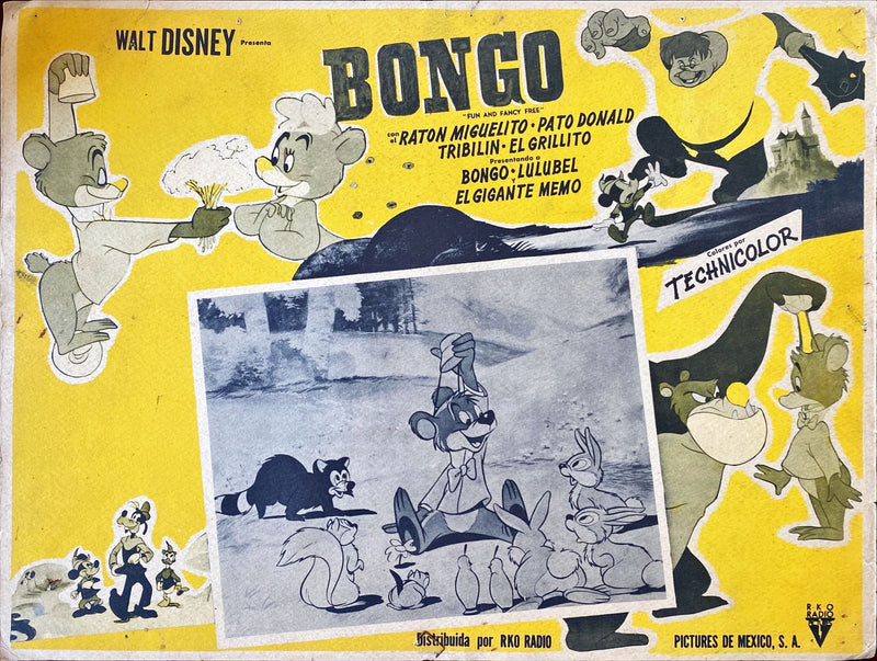 Walt Disney's Fun and Fancy Free - Mexican Lobby Card