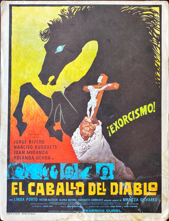 El Caballo del Diablo - Mexican Lobby Card