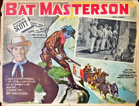 Bat Masterson: Trail Street - Mexican Lobby Card