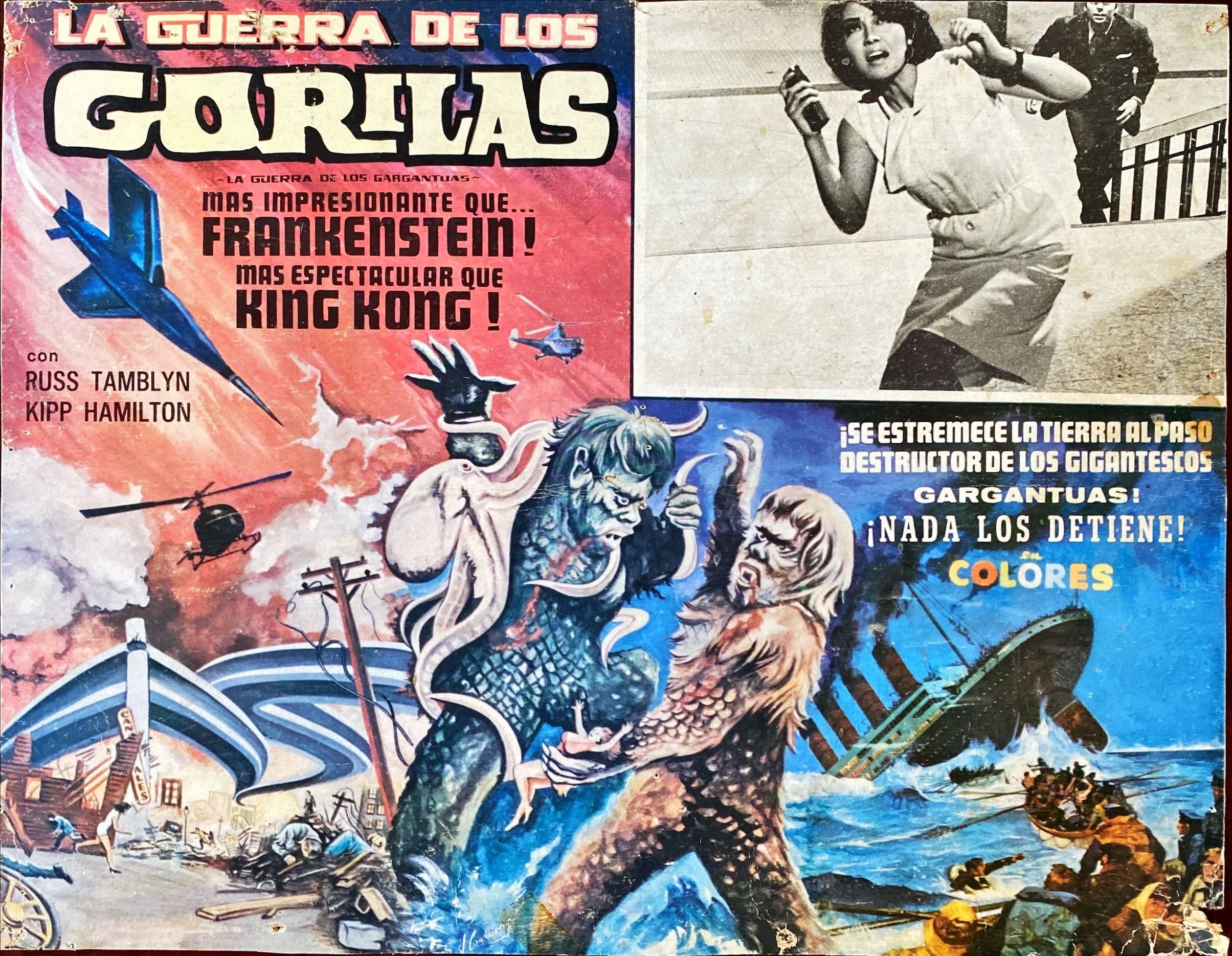 #741 - La Guerra de los Gorilas - Mexican Lobby Card