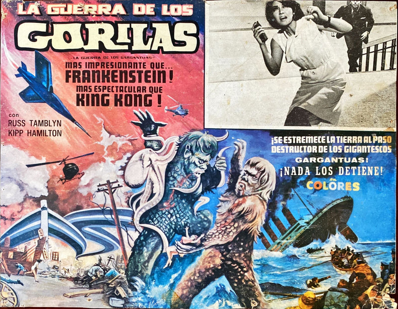 #741 - La Guerra de los Gorilas - Mexican Lobby Card