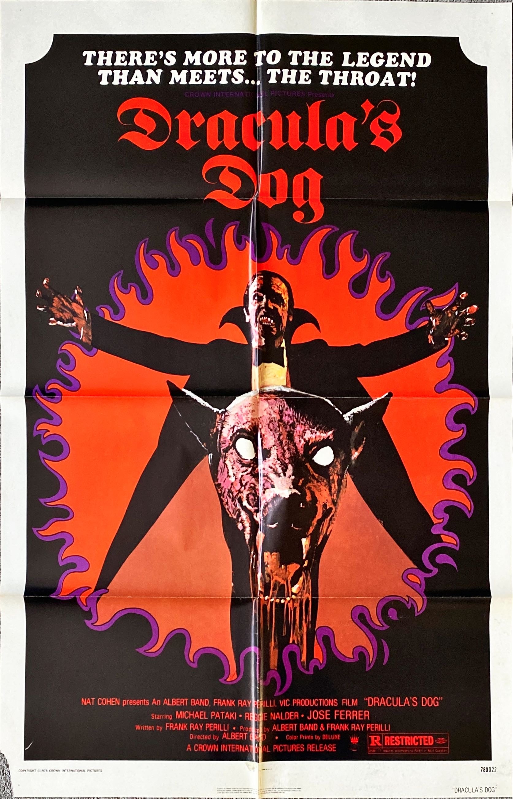 Dracula's Dog (1978) One Sheet Movie Poster