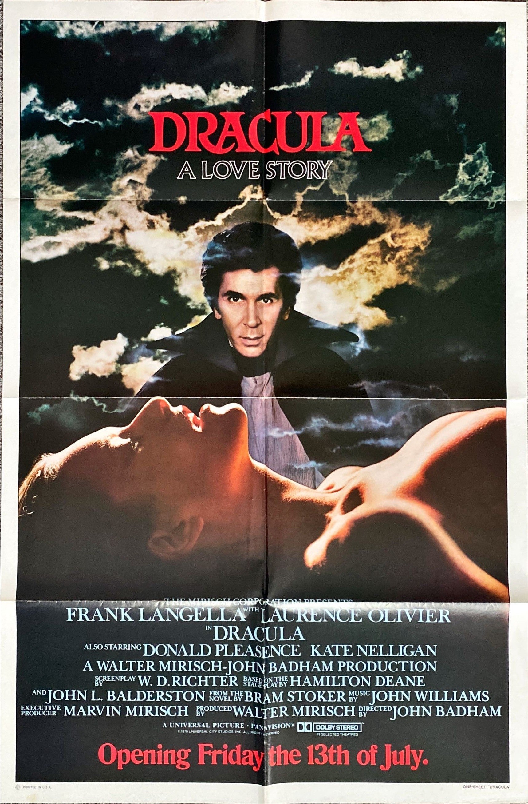Dracula (1979) One Sheet Movie Poster - Style B