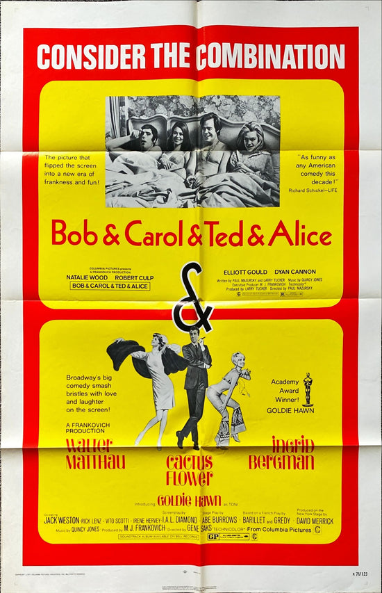 Bob & Carol & Ted & Alice (1969) Movie Poster