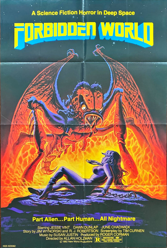 Forbidden World (1983) One Sheet Movie Poster - Roger Corman