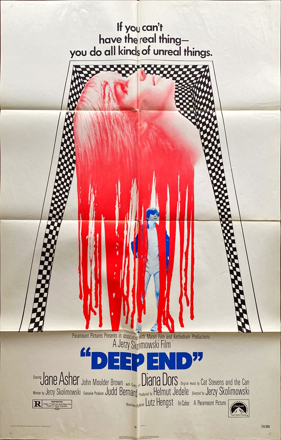 Deep End (1971) One Sheet Movie Poster - Jerry Skolimowski