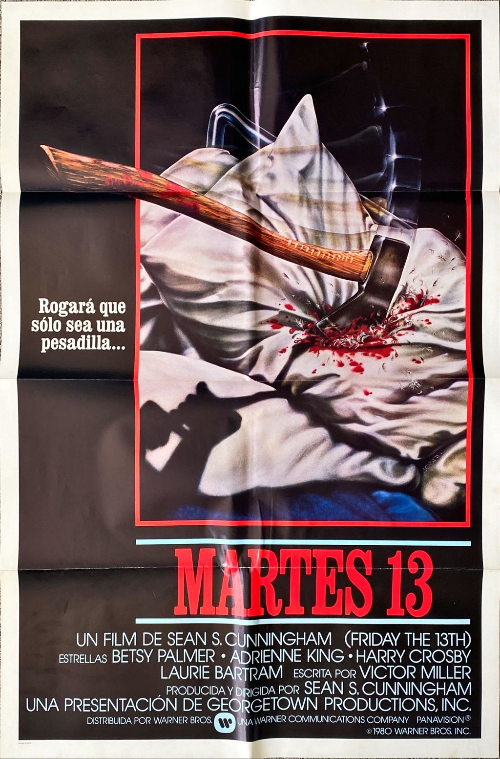 #748 - Friday the 13th Trilogy (Part I - 3D; 1980 - 1982) Spanish Movie Poster Bundle