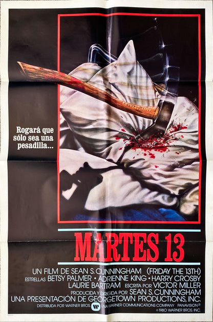 #748 - Friday the 13th Trilogy (Part I - 3D; 1980 - 1982) Spanish Movie Poster Bundle
