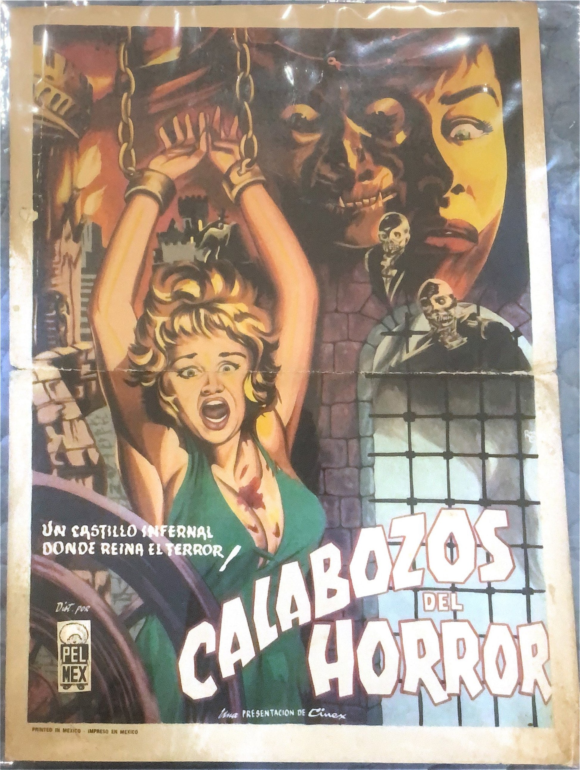 DUNGEON OF HARROW Mexican Title Card '62 - PosterCollectors.xyz