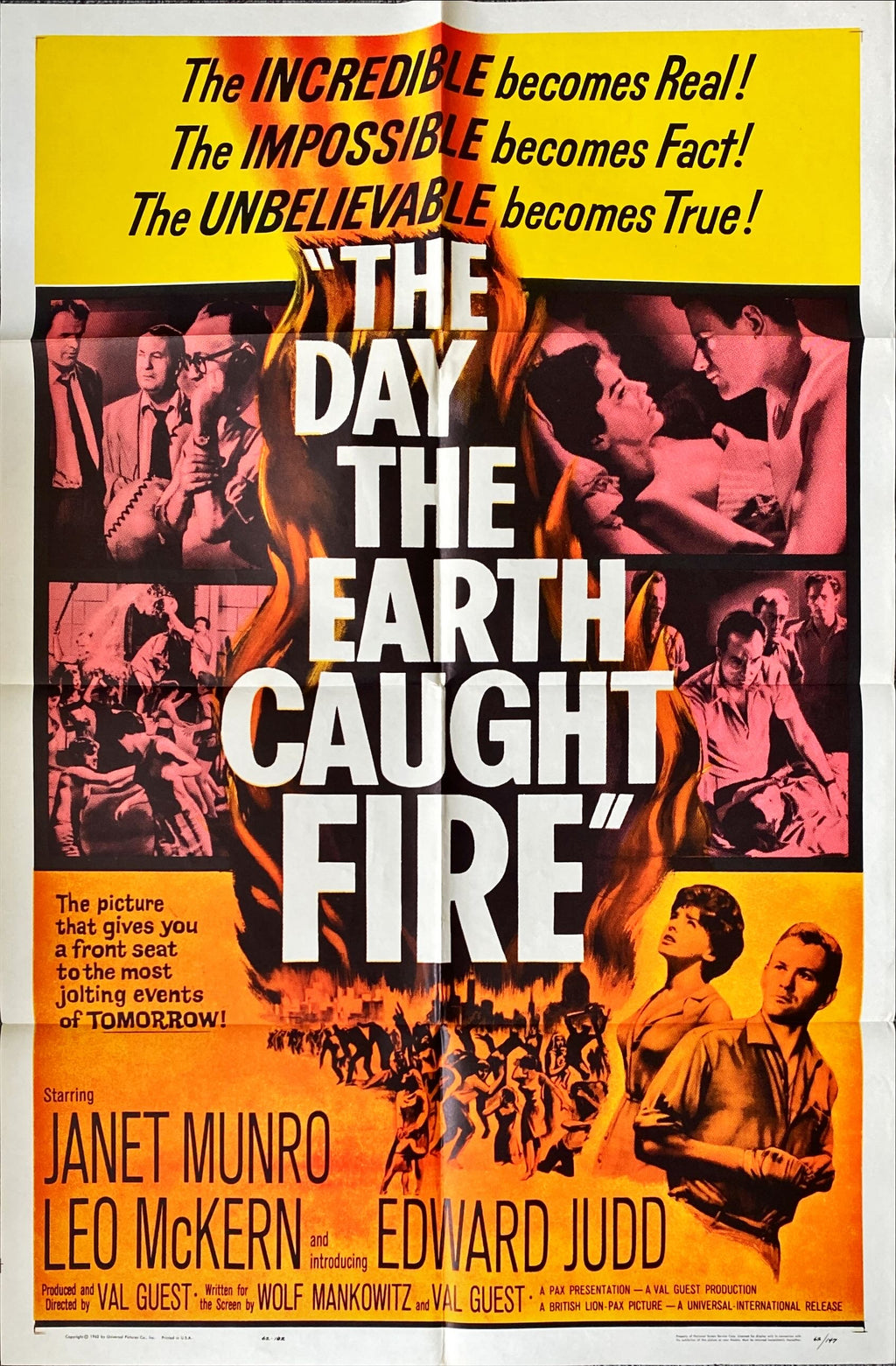 Day the Earth Caught Fire (1962) Movie Poster - #829