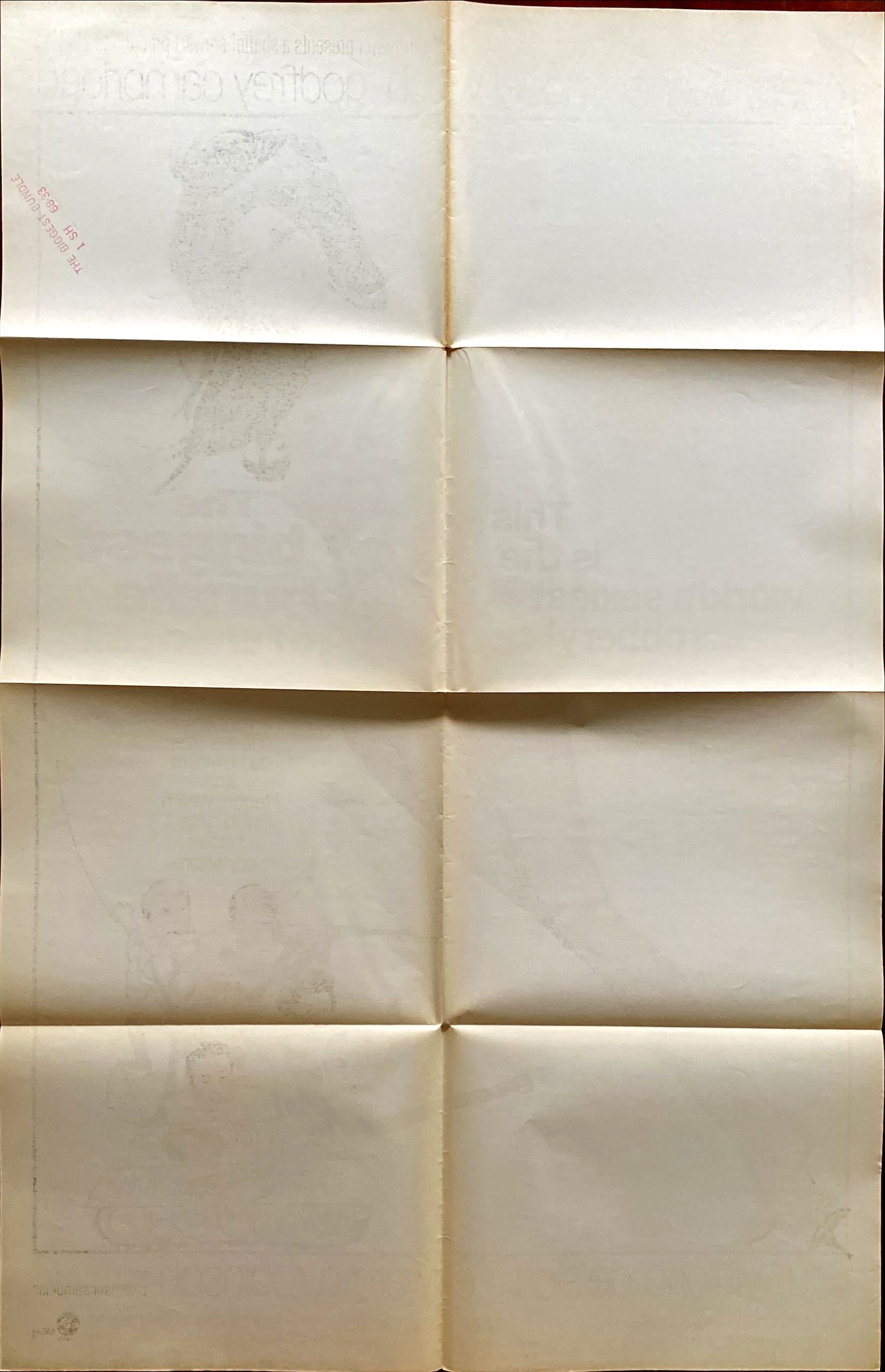 #876 BIGGEST BUNDLE OF THEM ALL 1sh 1968 - Raquel Welch