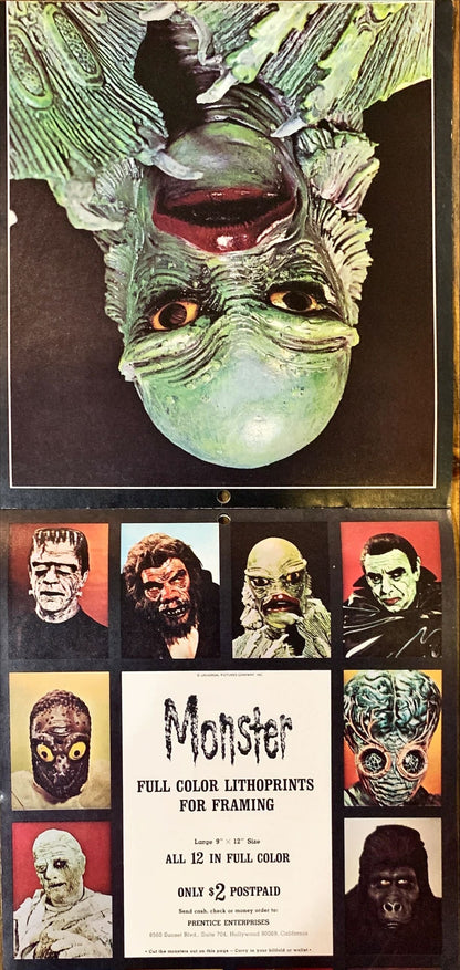 Famous Monsters Magazine Vintage Calendar-Trimmed