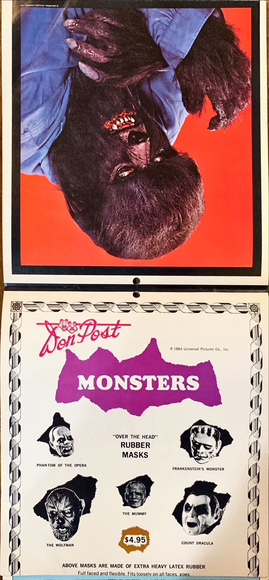 #1511 Famous Monsters Magazine Vintage Calendar- Trimmed