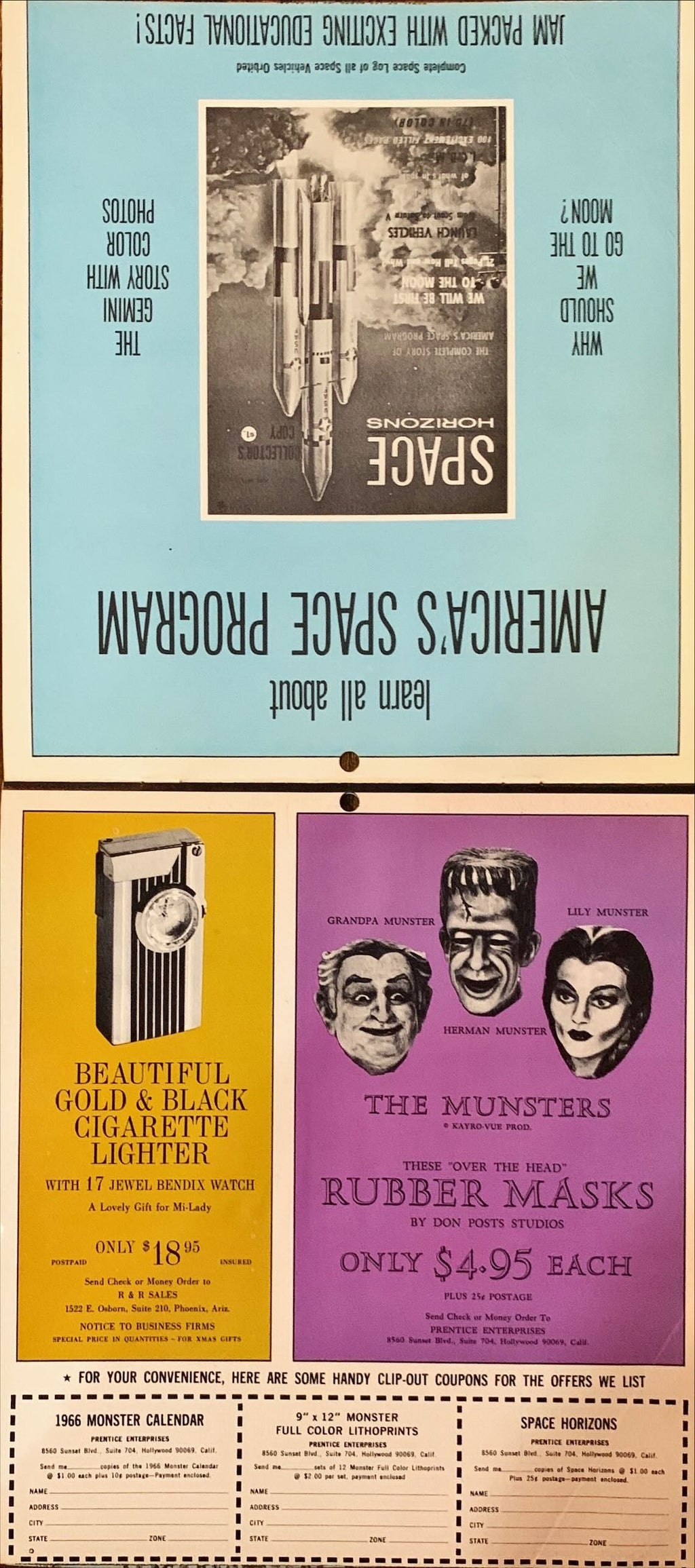 Famous Monsters Magazine Vintage Calendar-Trimmed