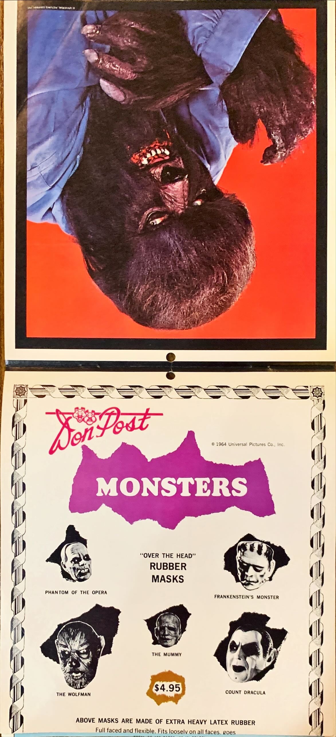 #1511 Famous Monsters Magazine Vintage Calendar- Trimmed