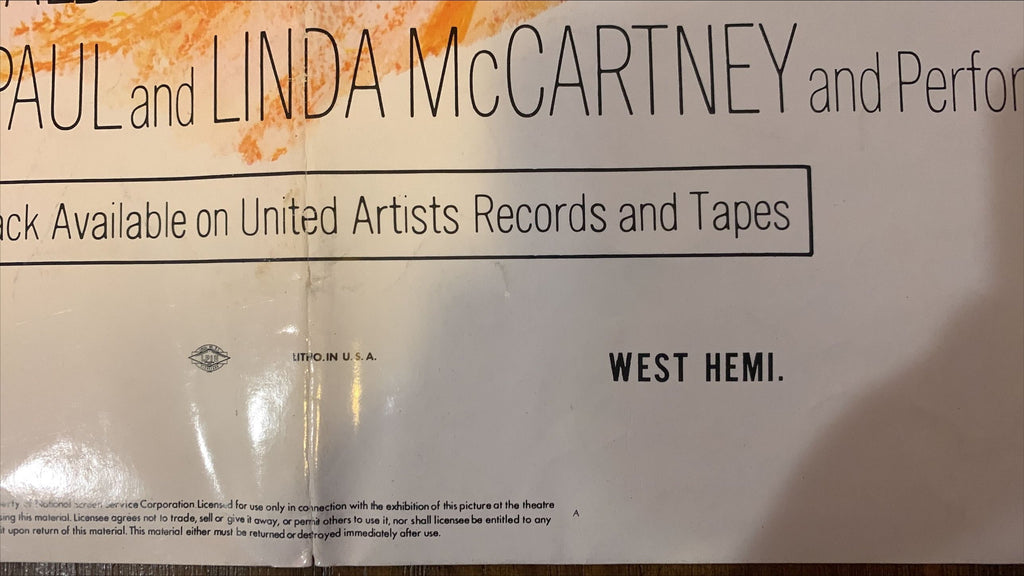 #1518 LIVE & LET DIE West Hemi 1sh 1973-Roger Moore as James Bond