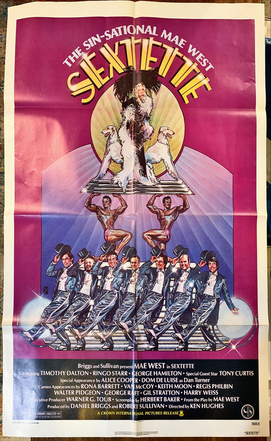 Sextette,  1sh '79 - Mae West by Drew Struzan!