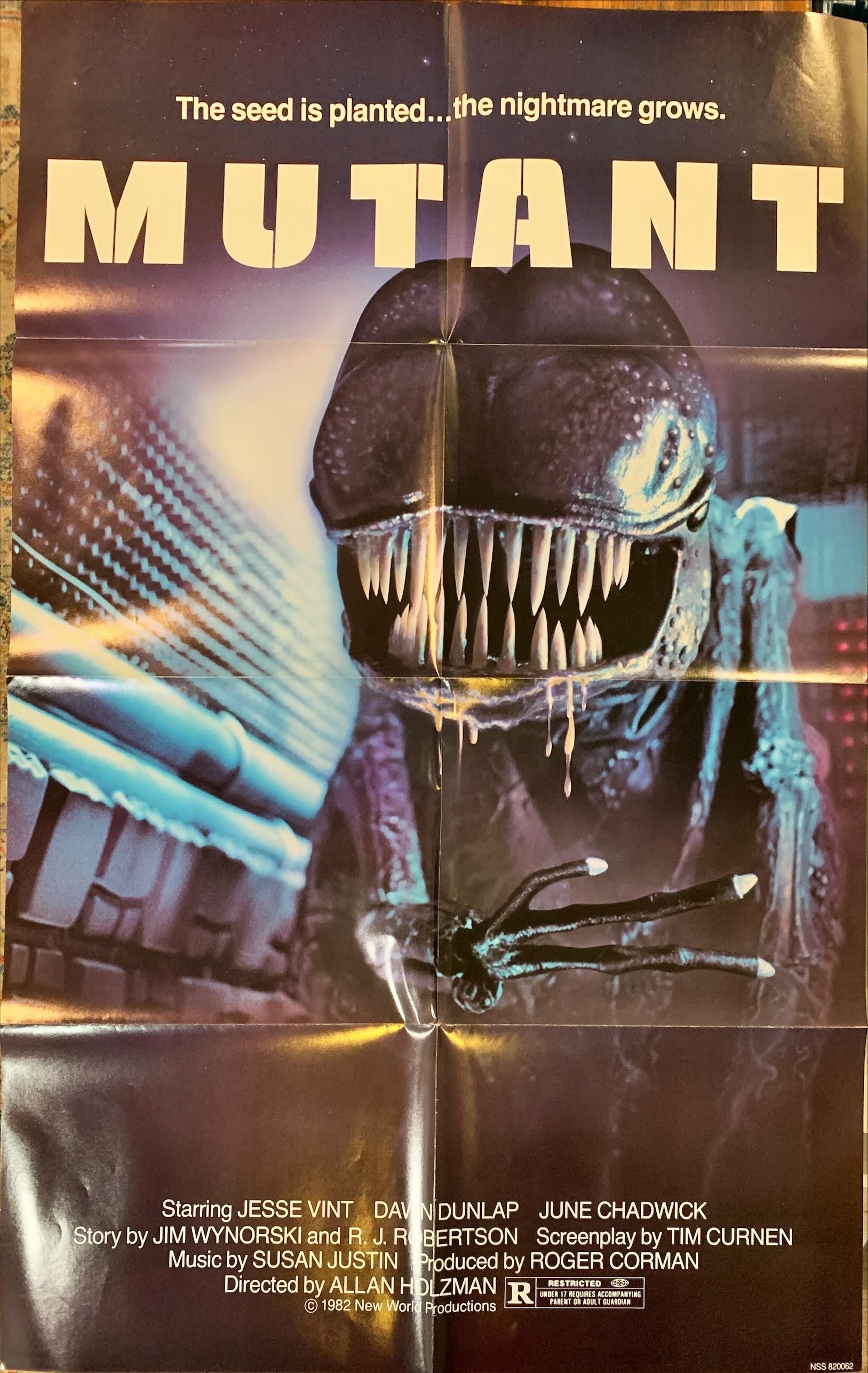 Forbidden World (also released as "Mutant"), 1sh '82 Roger Corman