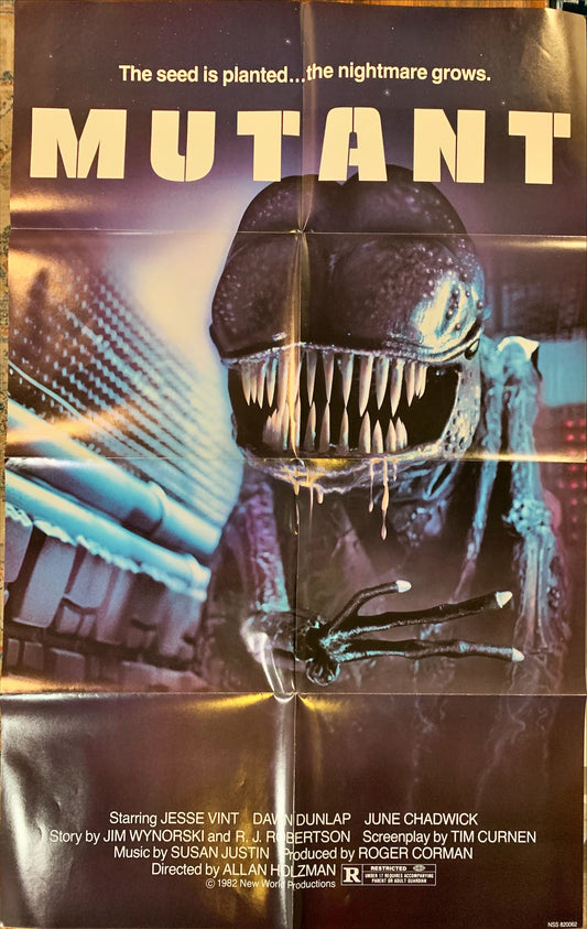 Forbidden World (also released as "Mutant"), 1sh '82 Roger Corman