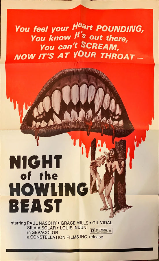 Night of the Howling Beast, 1sh &