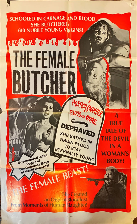 Female Butcher (1974) One Sheet Movie Poster