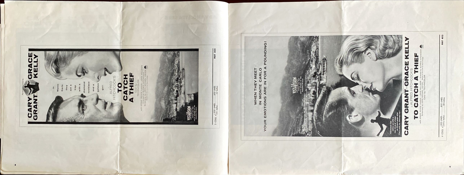 (37) TO CATCH A THIEF pressbook '55 - PosterCollectors.xyz