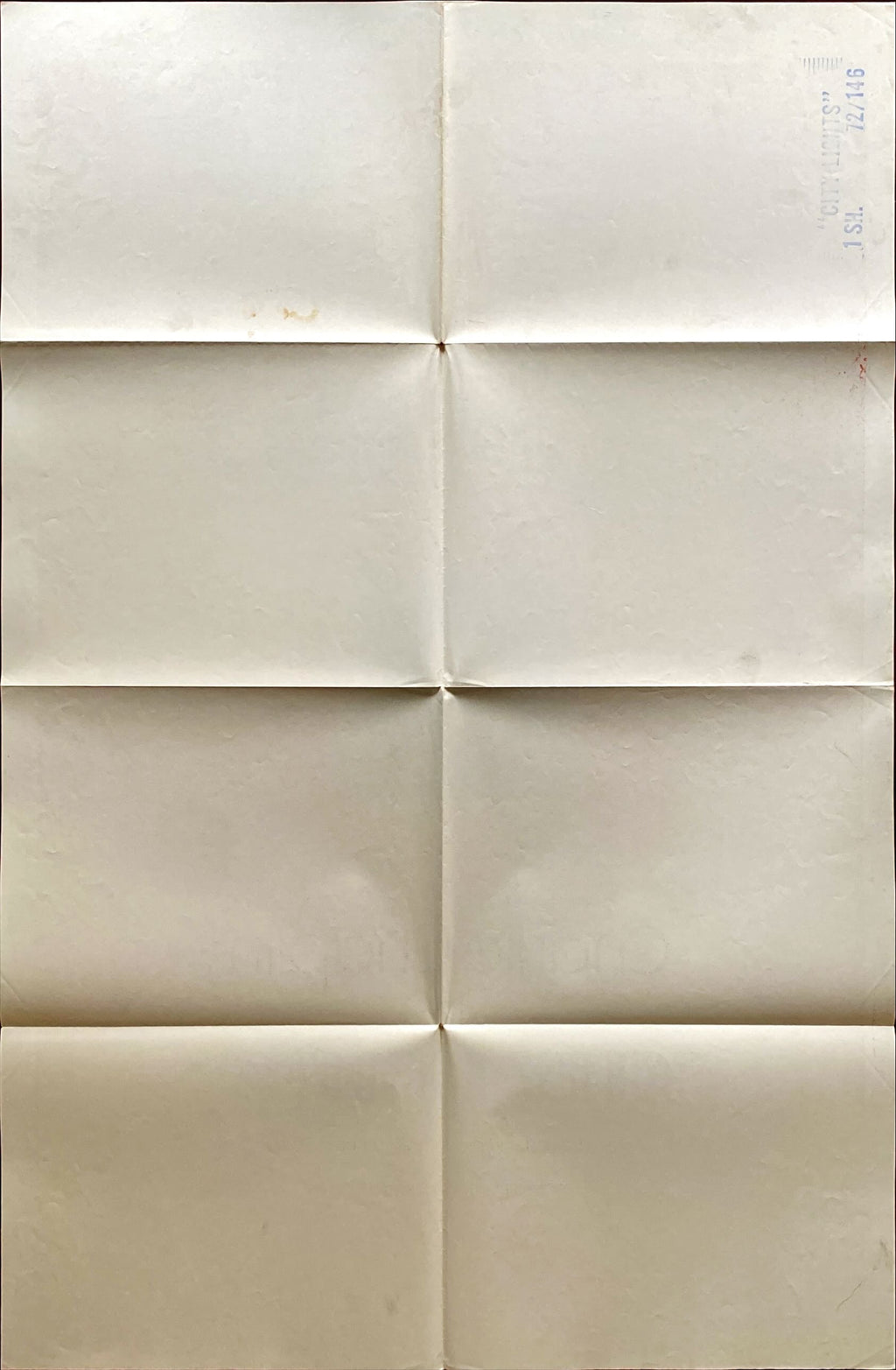 City Lights,  1sh R1972 - Charlie Chaplin