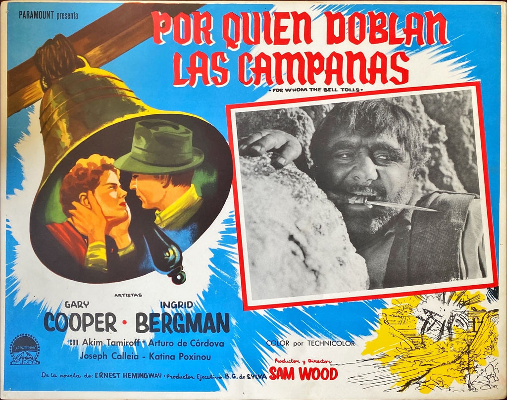 For Whom the Bells Toll (1943) 5x Lobby Cards - MX