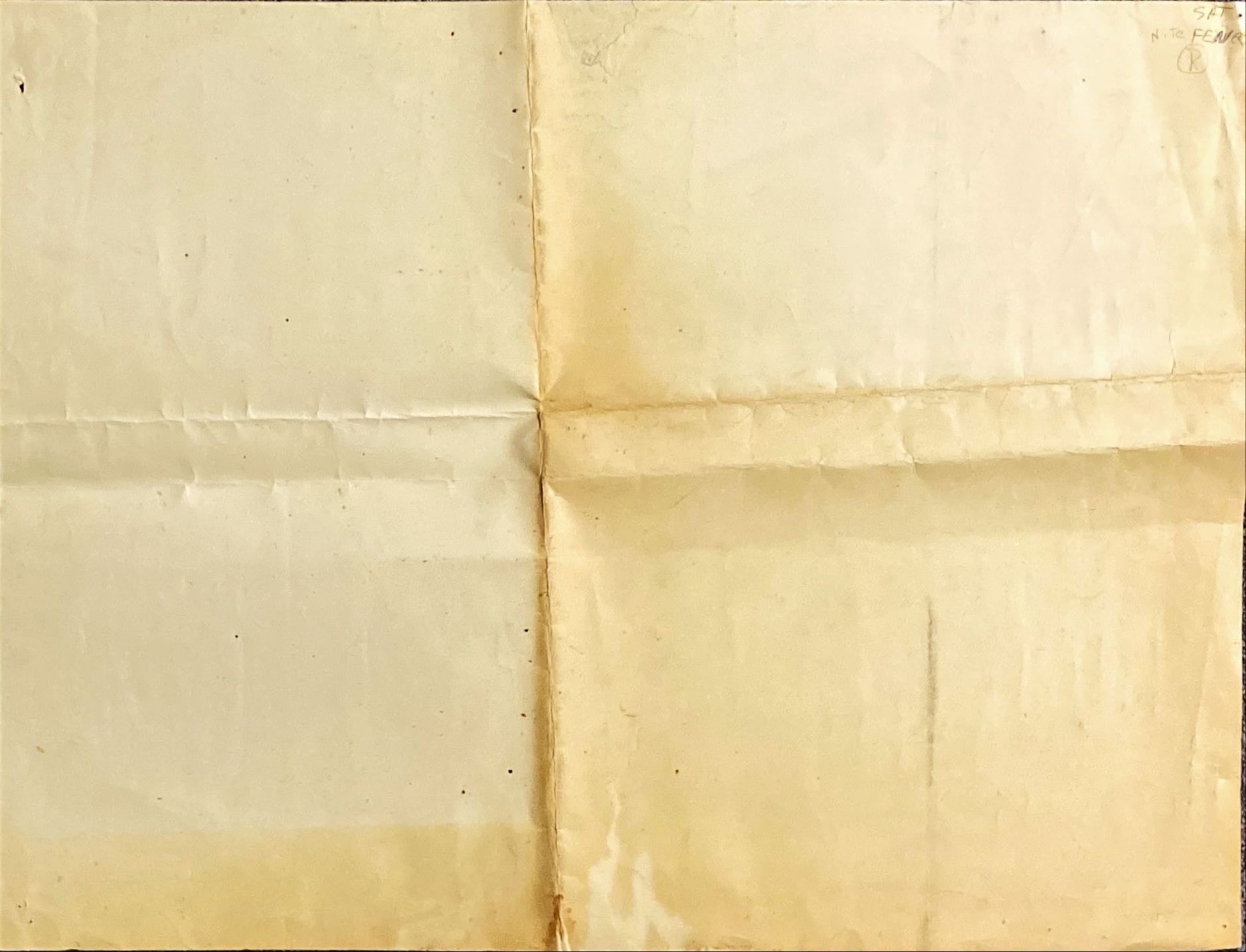 Saturday Night Fever (1977)  - Half Sheet