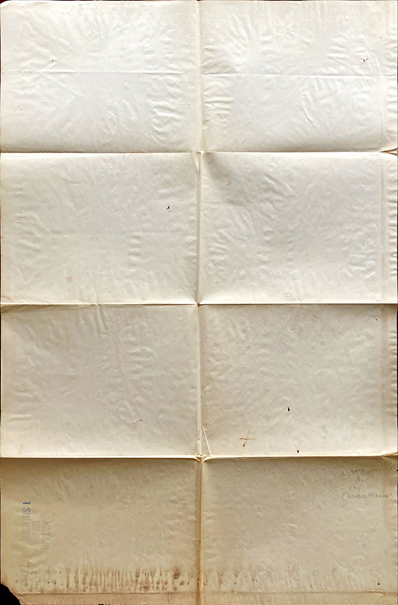 #869 HATARI/HUD 1sh 1967- John Wayne & Paul Newman double-bill!