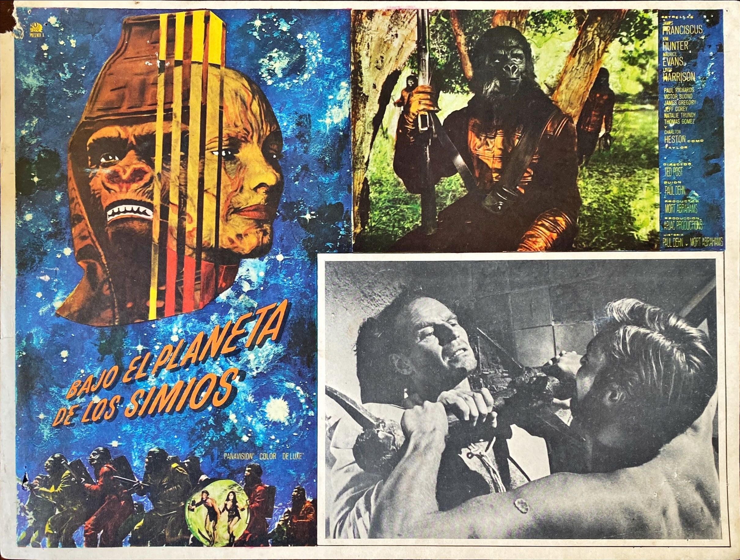 Beneath the Planet of the Apes (1970) 5x Lobby Cards - MX