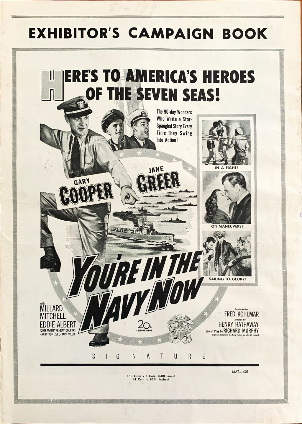 Pressbook Bundle (1950) 27x Pressbooks