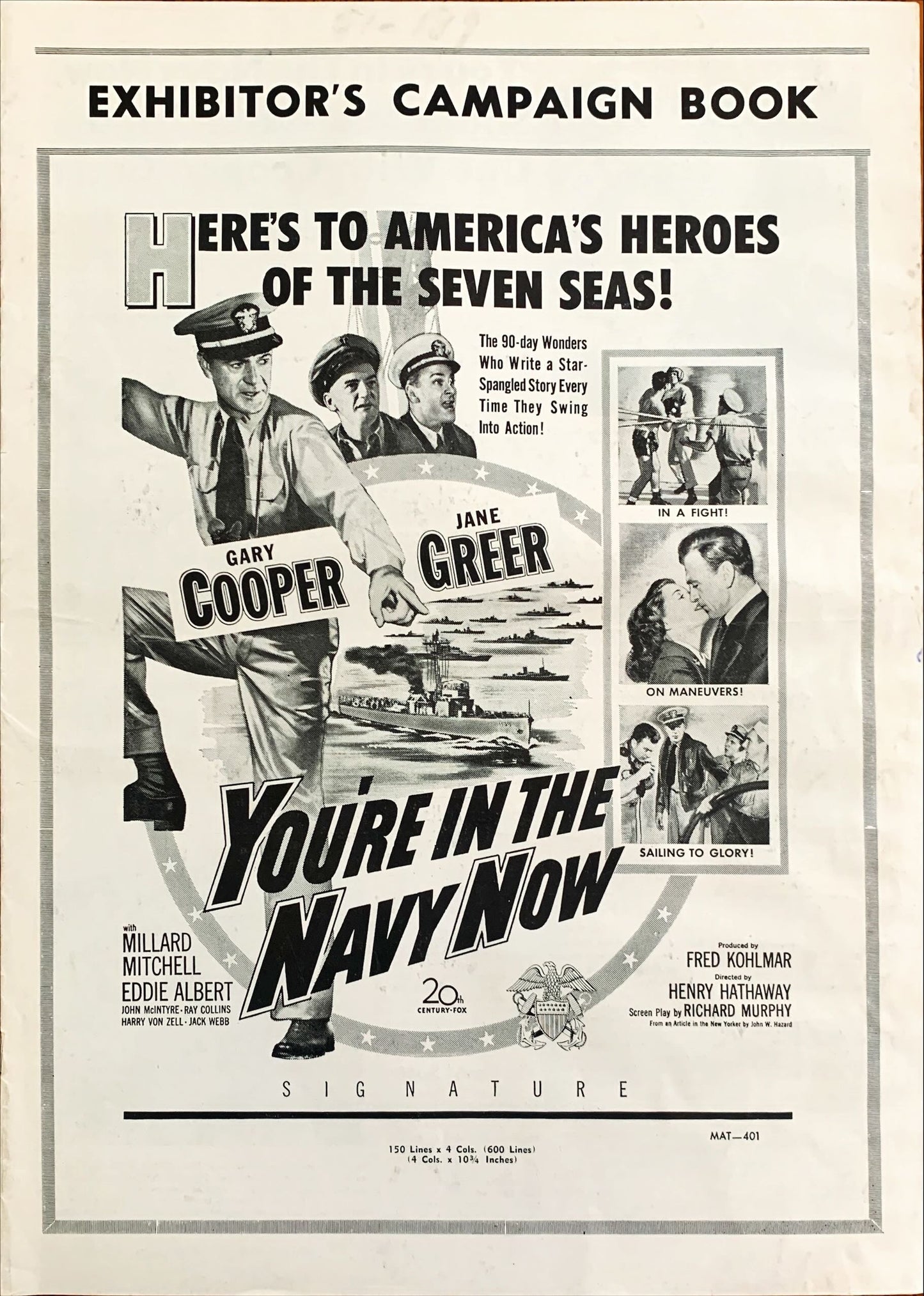 Pressbook Bundle (1950) 27x Pressbooks