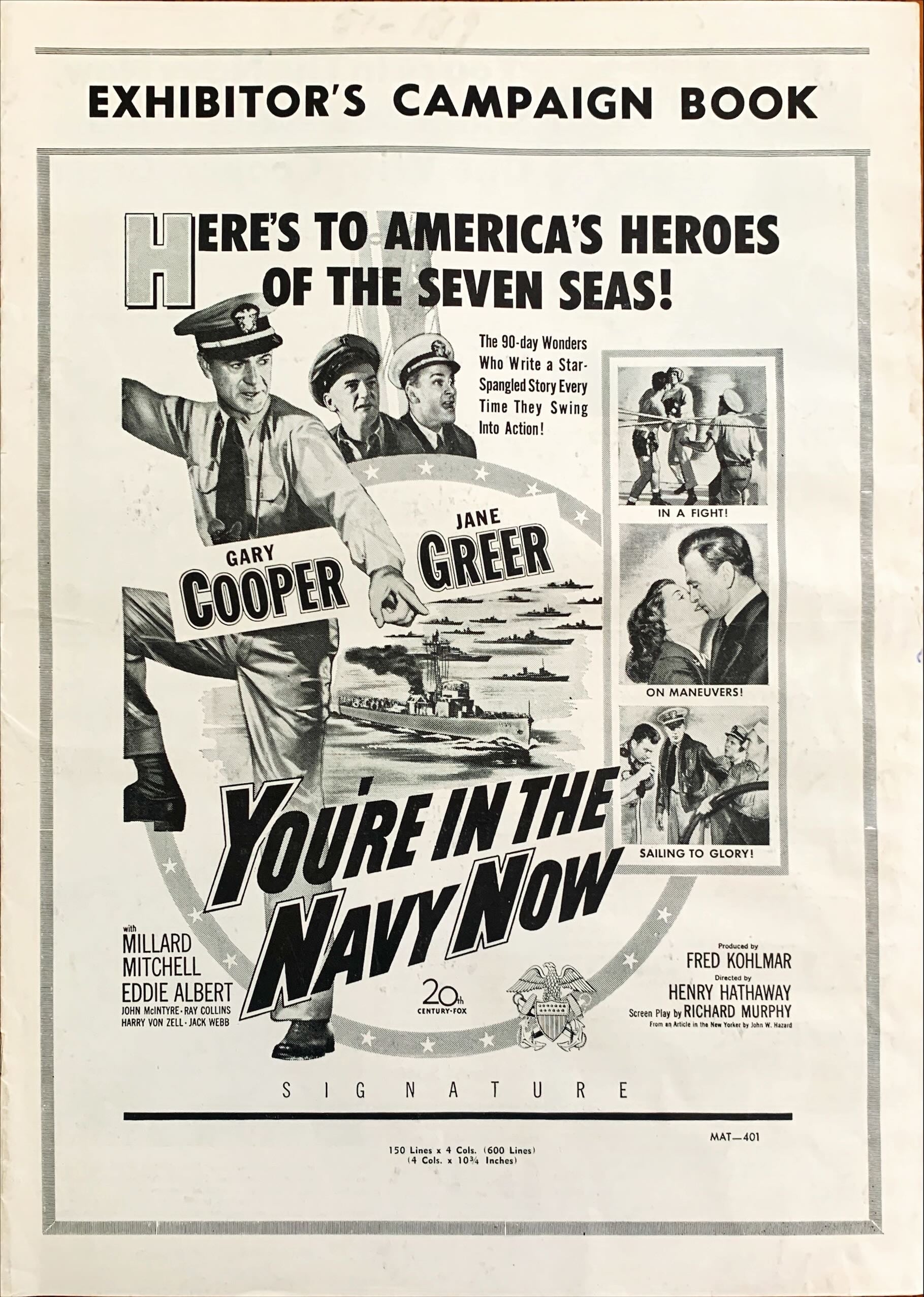 Pressbook Bundle (1950) 27x Pressbooks