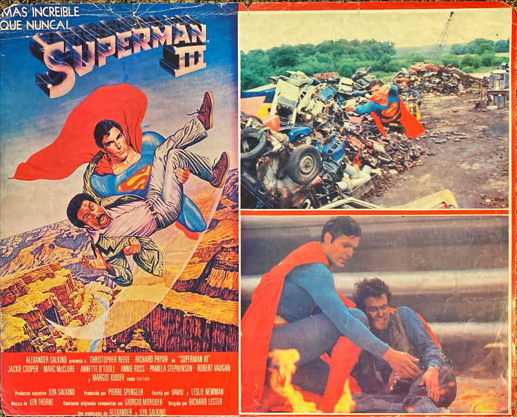 (240) Superman 3 - 4 Mexican Lobby Cards - PosterCollectors.xyz