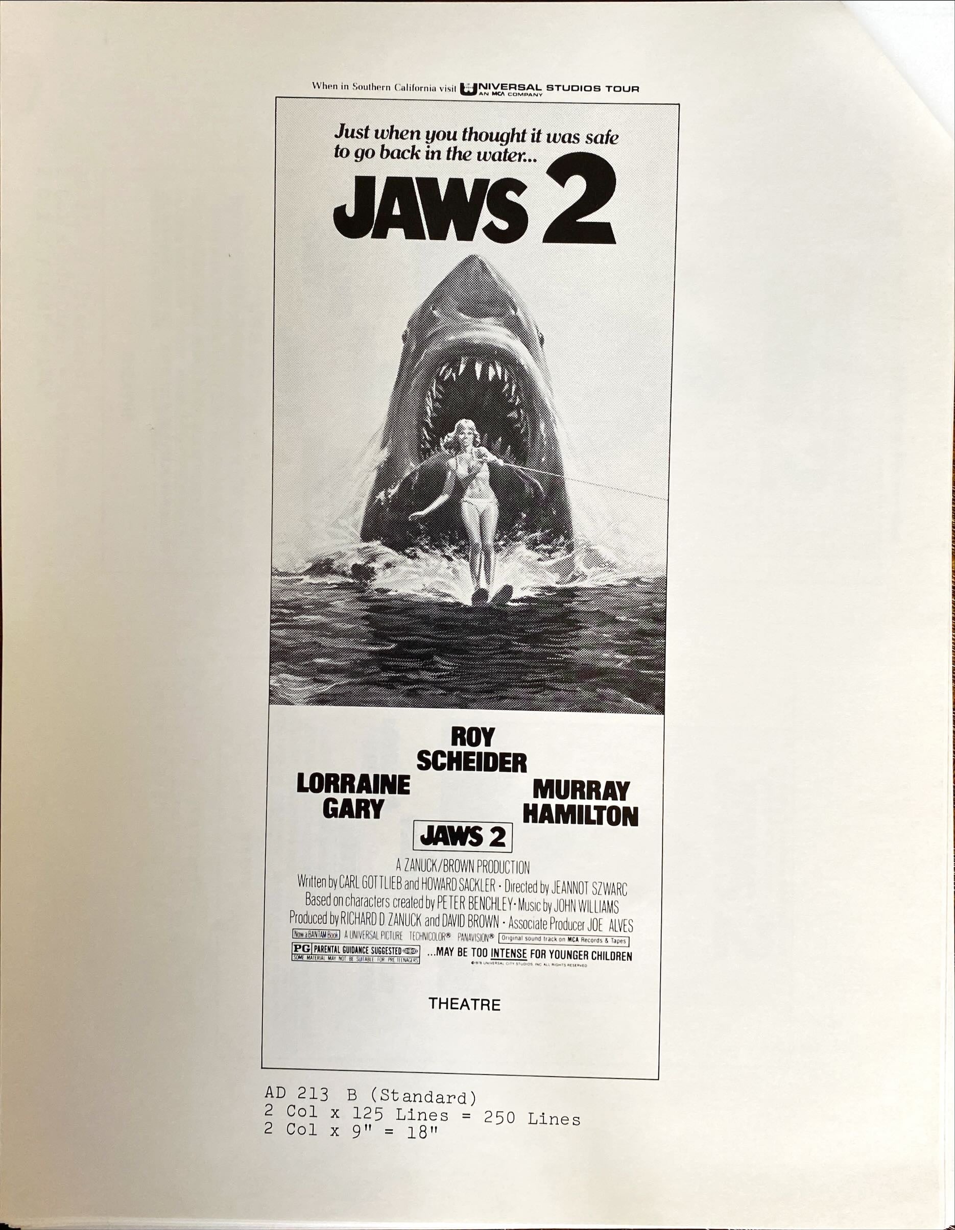 #219 JAWS 2 pressbook '78 - PosterCollectors.xyz