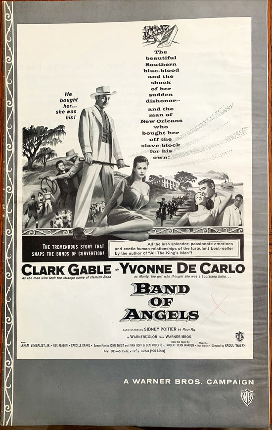 Band of Angels,  pressbook &