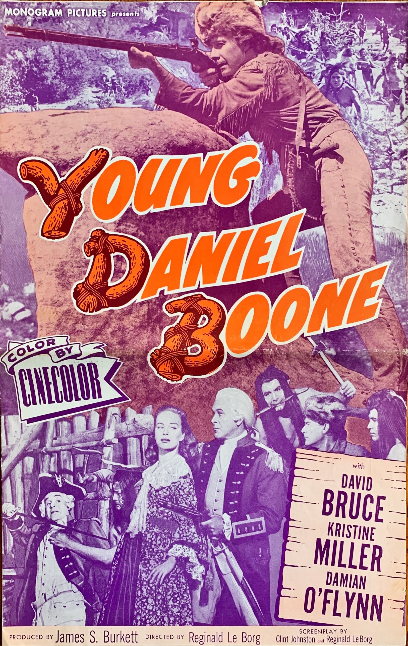 #622 YOUNG DANIEL BOONE Pressbook