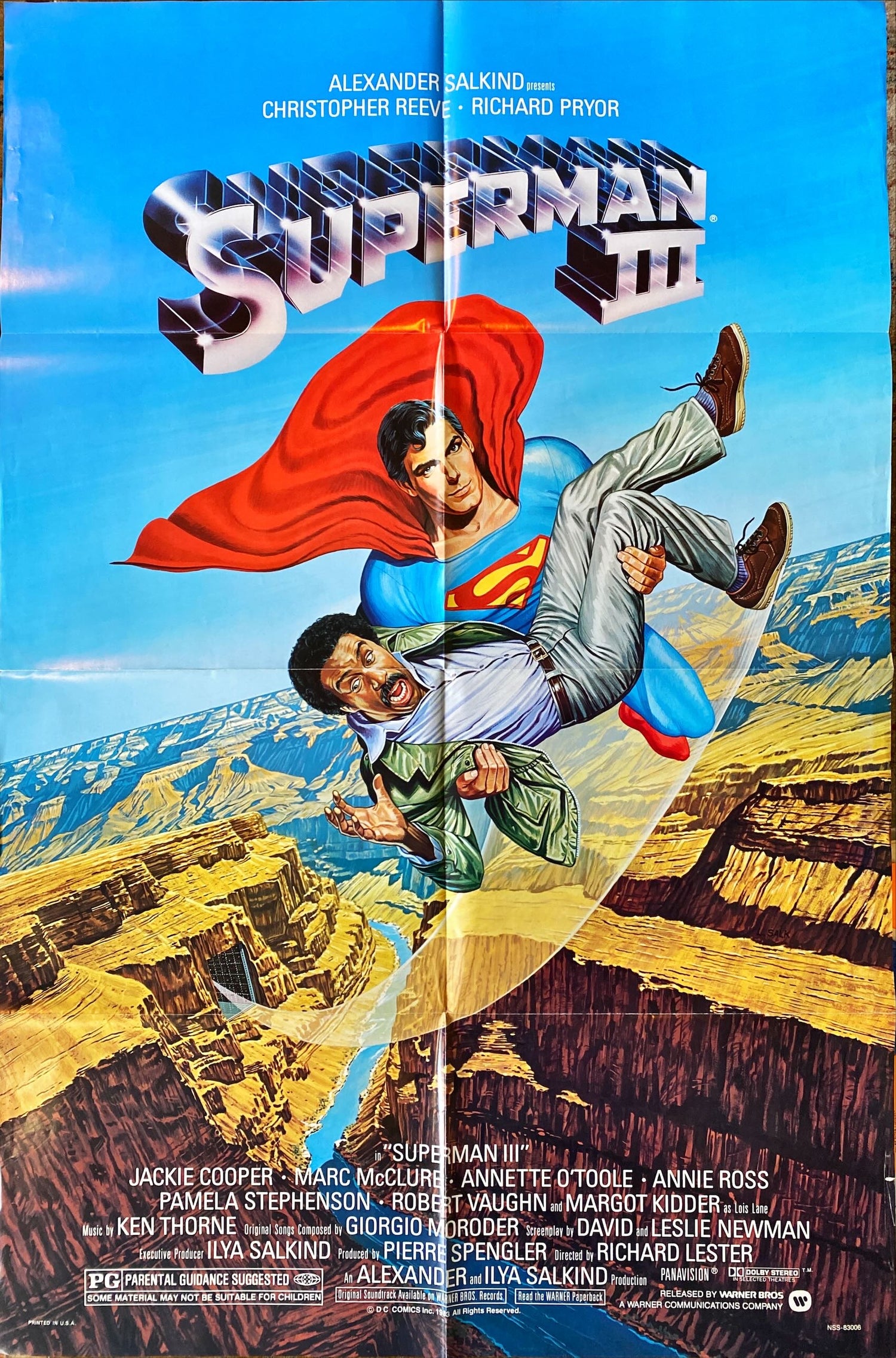 (47) SUPERMAN III 1 sheet movie poster 1983 - PosterCollectors.xyz