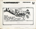 Earthquake,  vintage movie pressbook '74 Charlton Heston